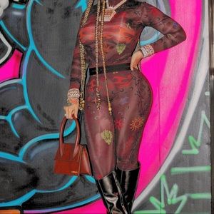 Marine Serre Two piece outfit